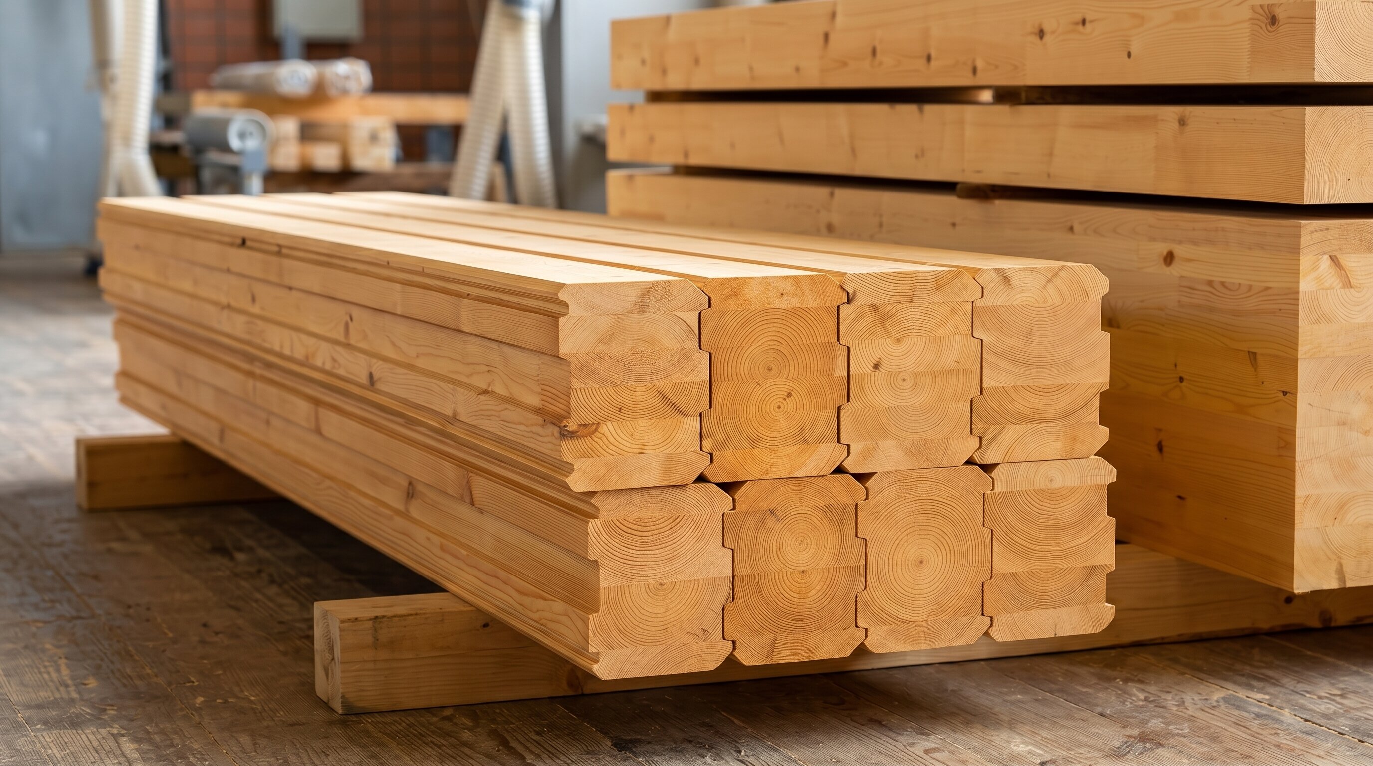 Glulam production line and quality assurance process